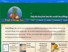 Tablet Screenshot of fruitfillings.com